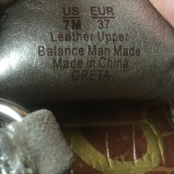 Sam Edelman Greta Gray Suede Thong Sandal Size 7 - Picture 5 of 6